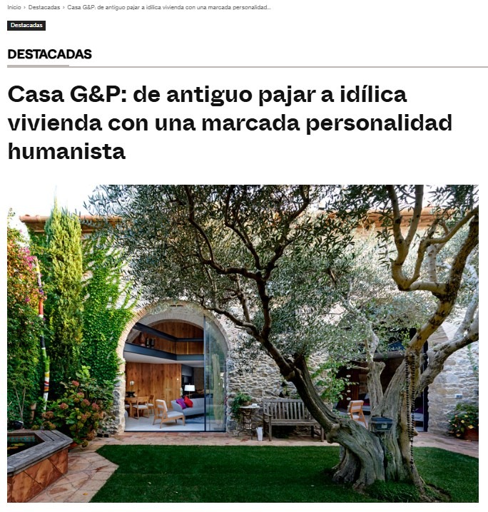 Casa G&P: de antiguo pajar a idílica vivienda con una marcada personalidad humanista