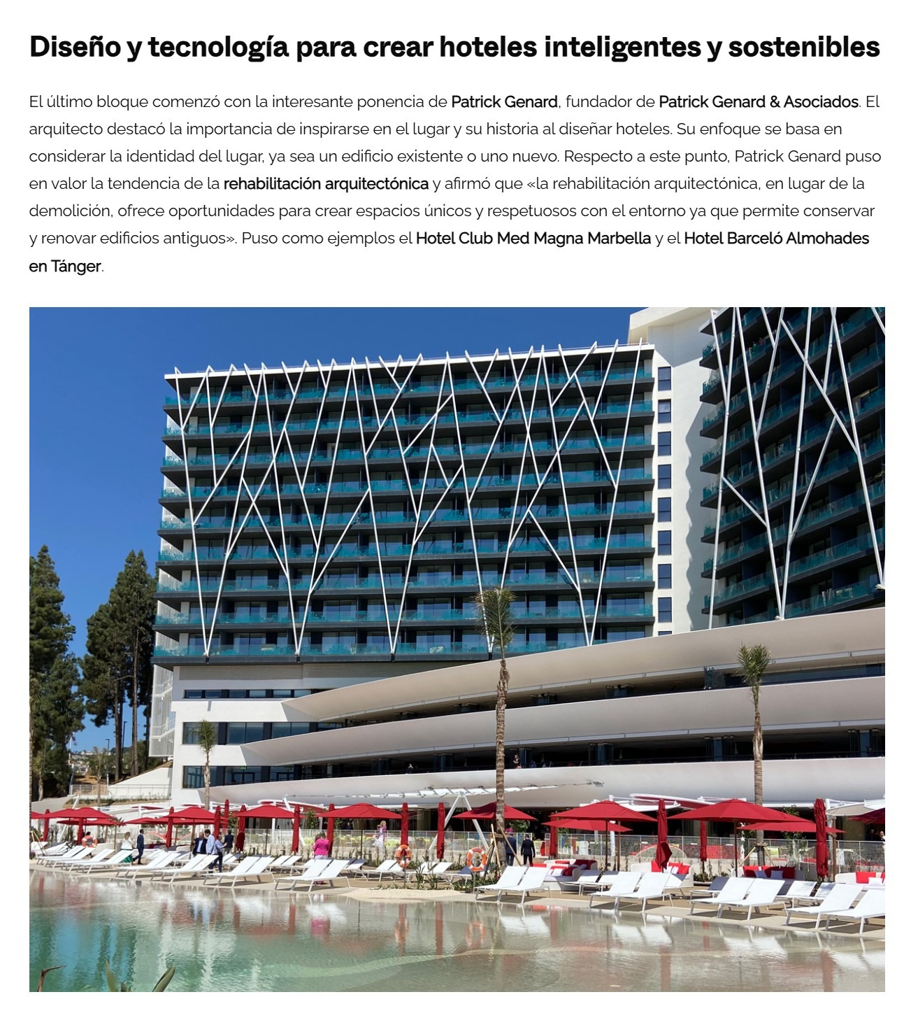 Participación en Hotel Design Xperience